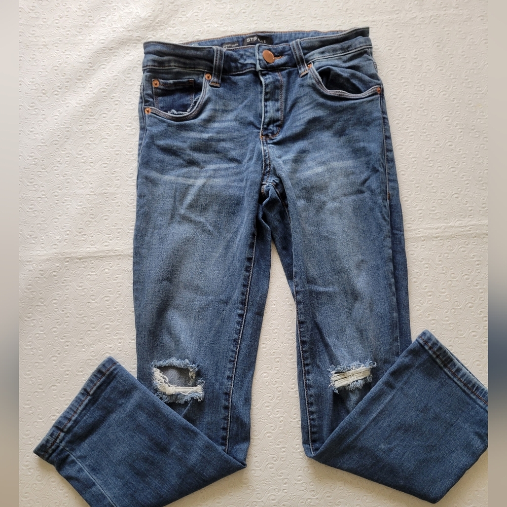 STS Blue Cassie Crop Blue Jeans Women's sz 26 - Picture 5 of 10